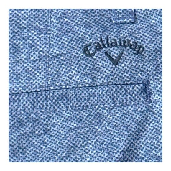 Callaway Mens Golf Shorts Size 40 Blue Heather Performance Polyester Elastane - Picture 3 of 5